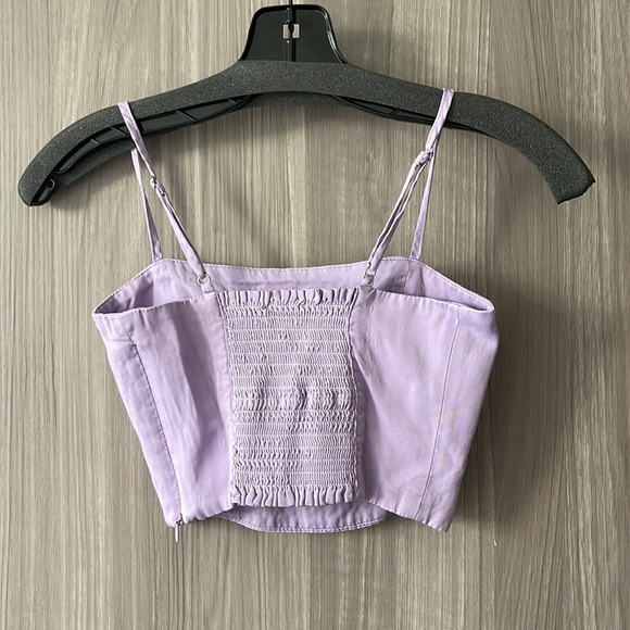 Zara purple taro tank top crop top - xs - Picture 5 of 8